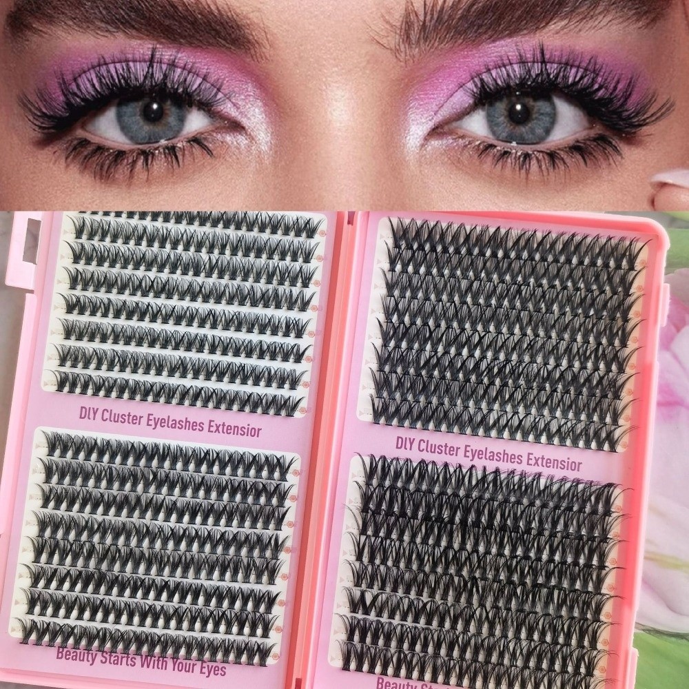 Eyelash Extension Look - Новые густые длинные накладные ресницы для