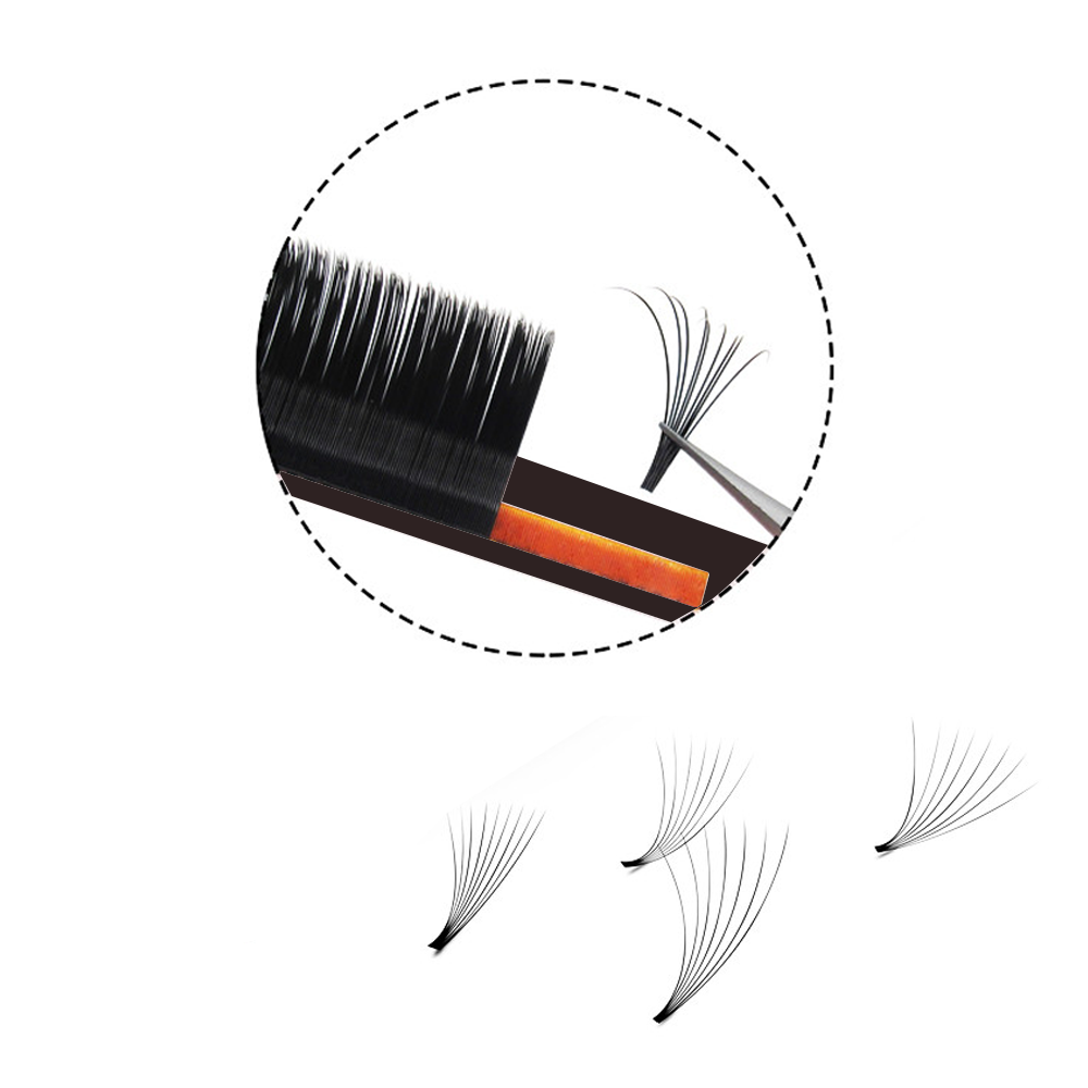 Накладные ресницы MASSCAKU Eas – обзор и цена Eyelash Extension Human Hair