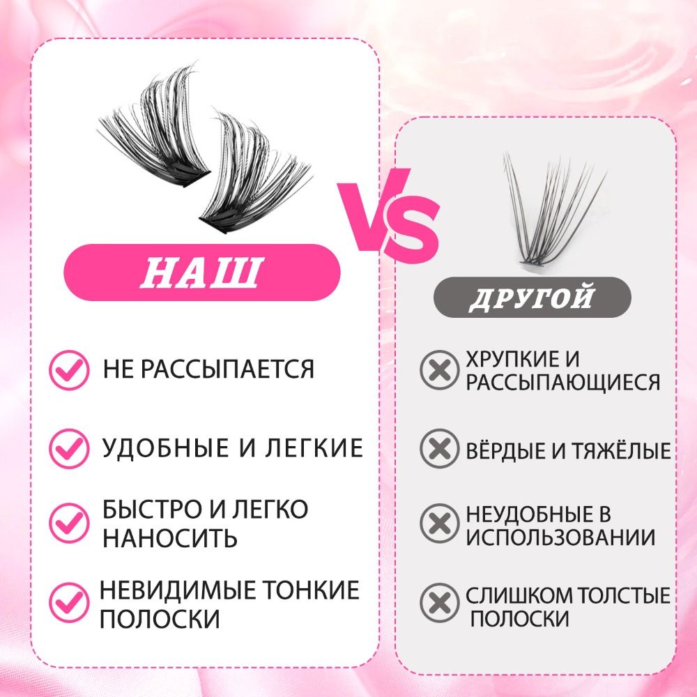 Накладные ресницы Natural Look – обзор и цена Eyelash Extension Look