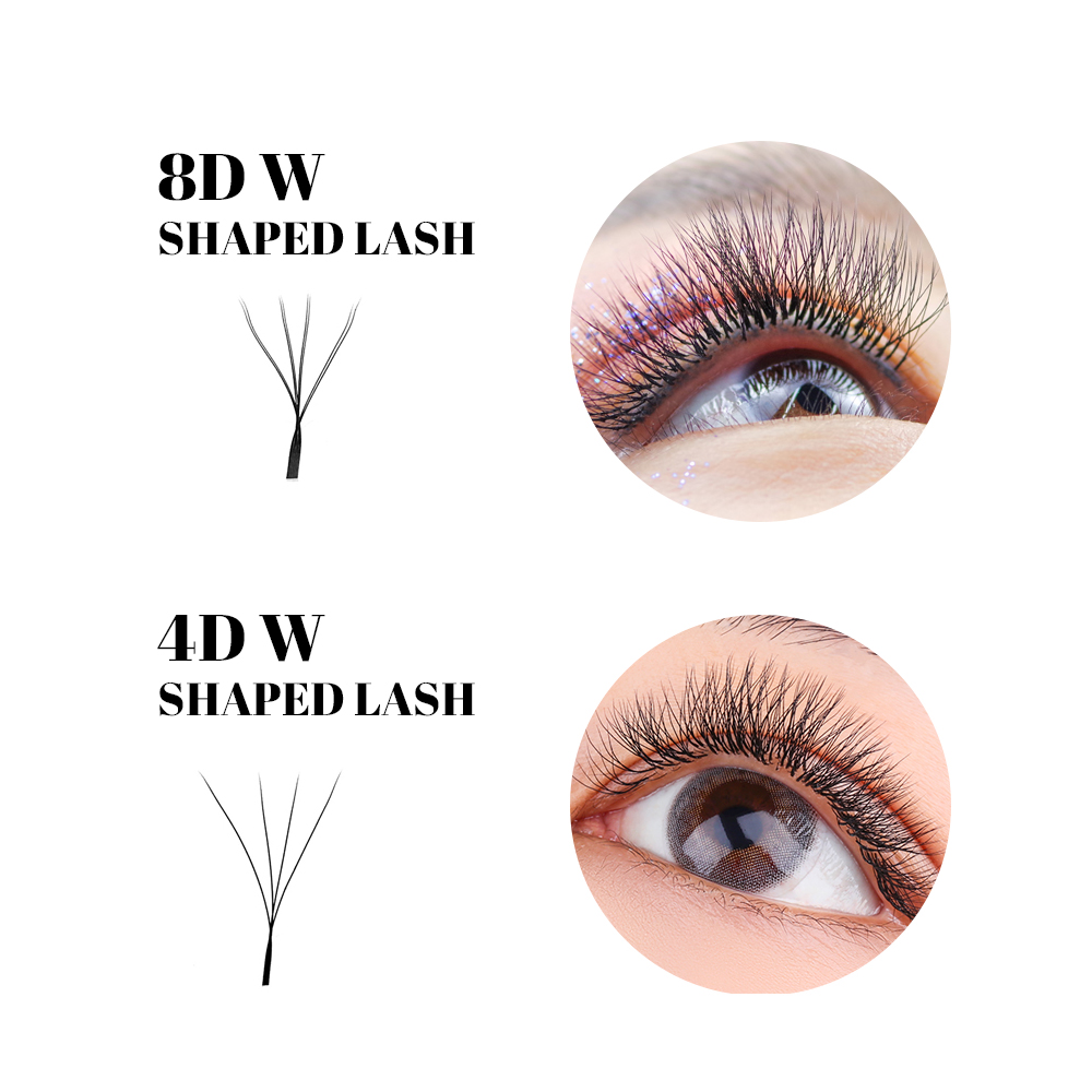 Накладные ресницы FADVAN W-обр – обзор и цена Eyelash Extension Human Hair