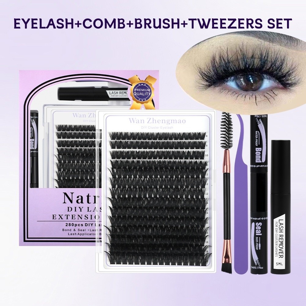 Накладные ресницы 8-18 мм для  – обзор и цена Eyelash Extension Look