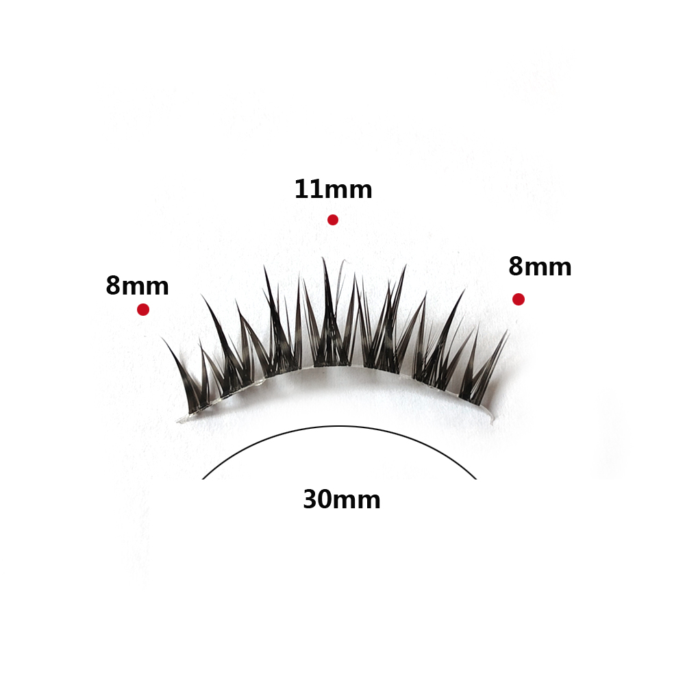 Натуральные накладные ресницы  – обзор и цена Eyelash Extension Human Hair